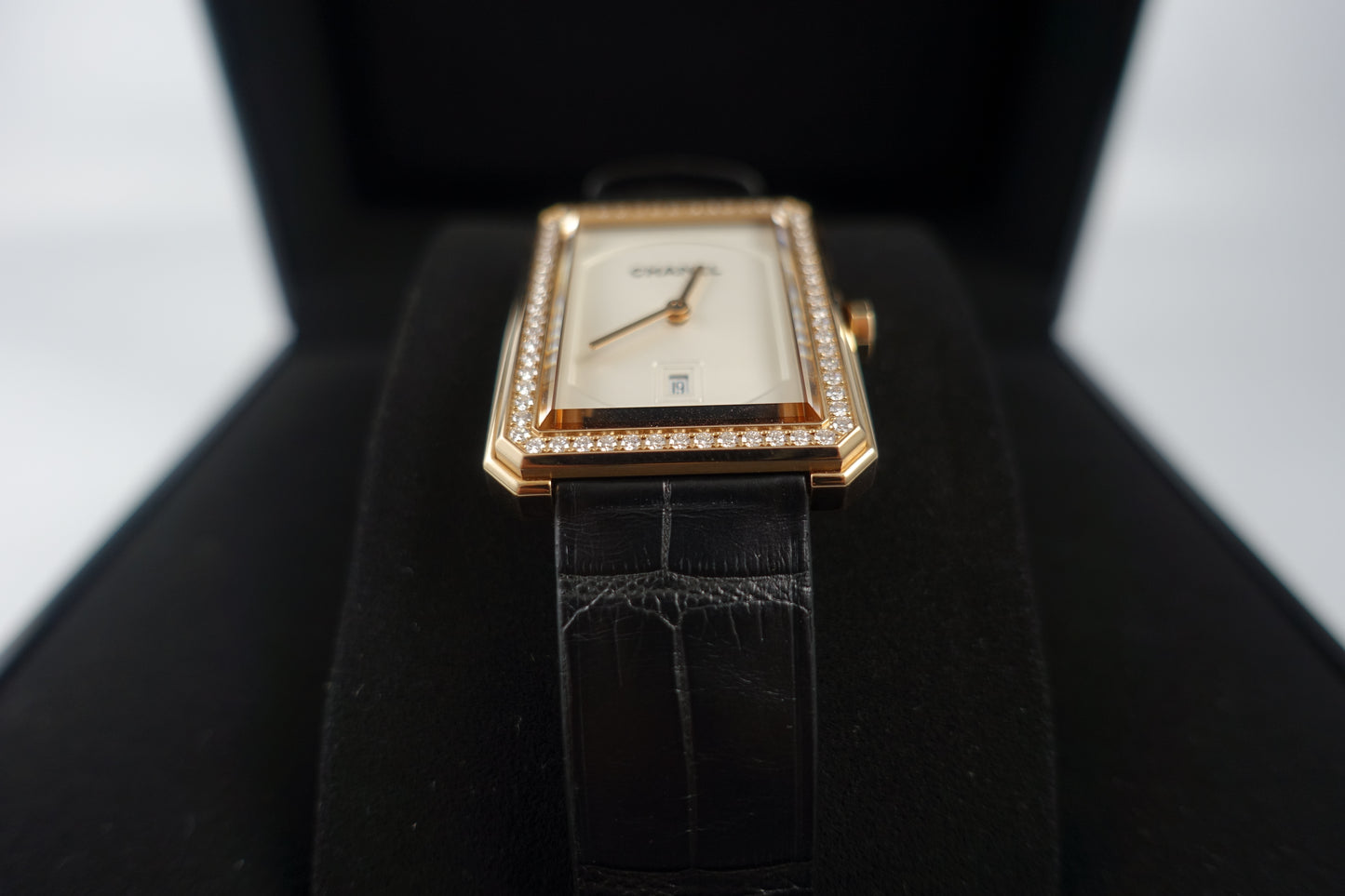 Chanel Boy-Friend Uhr 750 Roségold mit Brillanten Ref: H4469