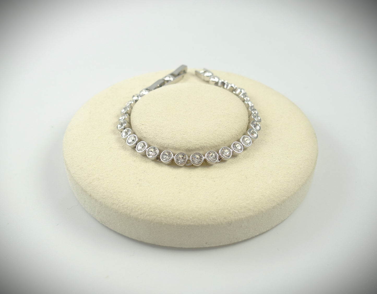 Swarovski Tennis Armband Rundschliff 17-19cm Ref. 86129