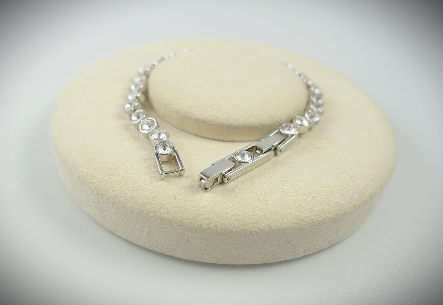 Swarovski Tennis Armband Rundschliff 17-19cm Ref. 86129
