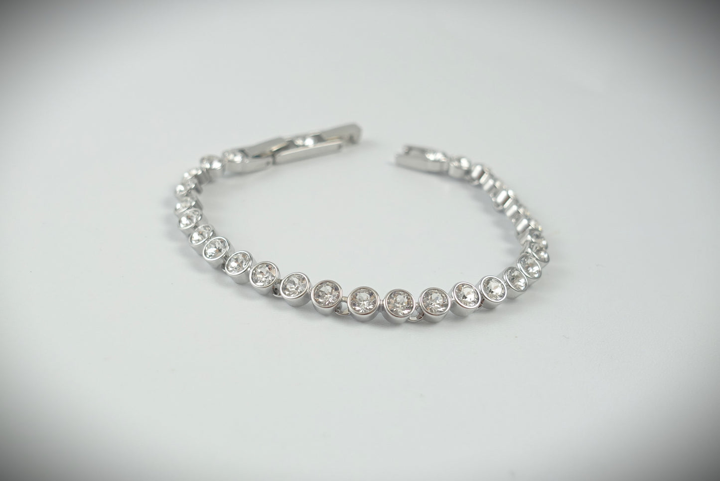 Swarovski Tennis Armband Rundschliff 17-19cm Ref. 86129