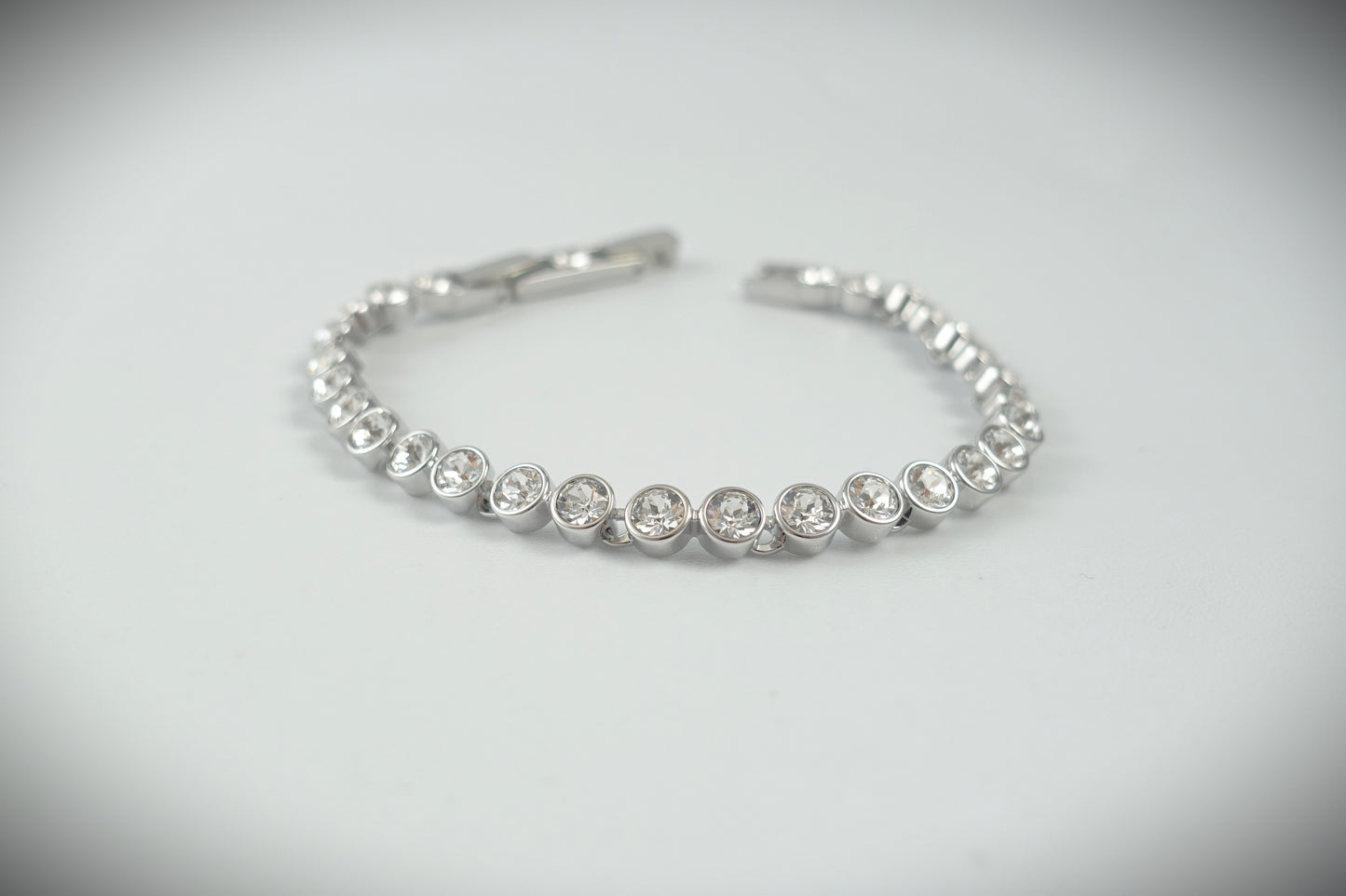 Swarovski Tennis Armband Rundschliff 17-19cm Ref. 86129