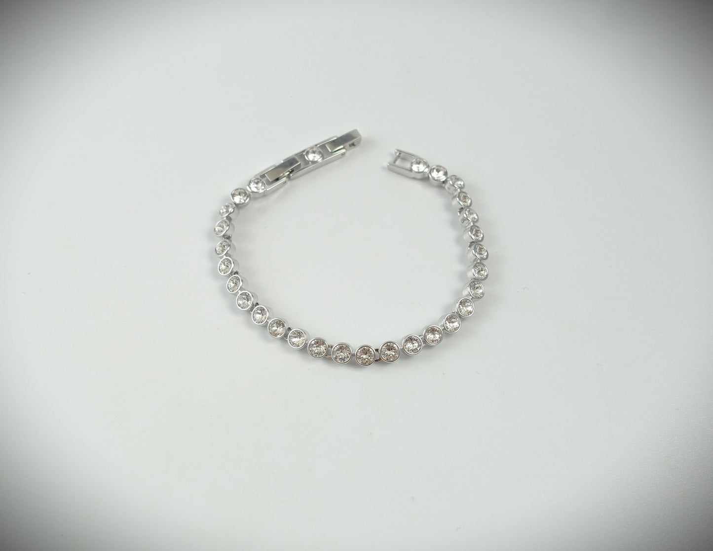 Swarovski Tennis Armband Rundschliff 17-19cm Ref. 86129