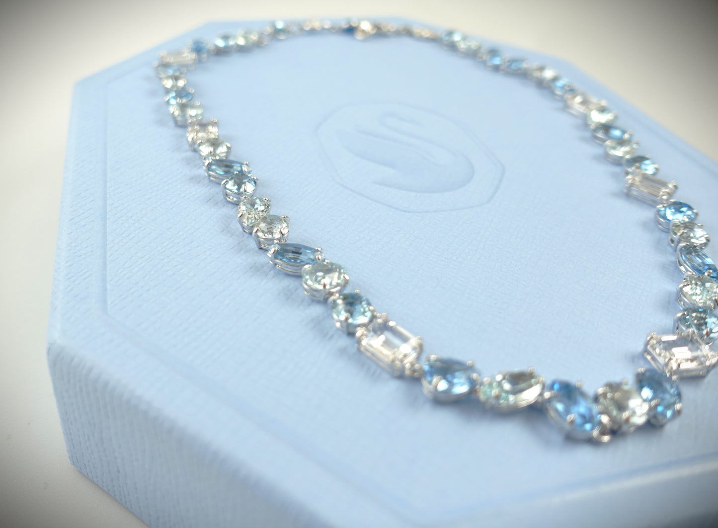 Swarovski Gema Halskette Blau Ref. 5666007