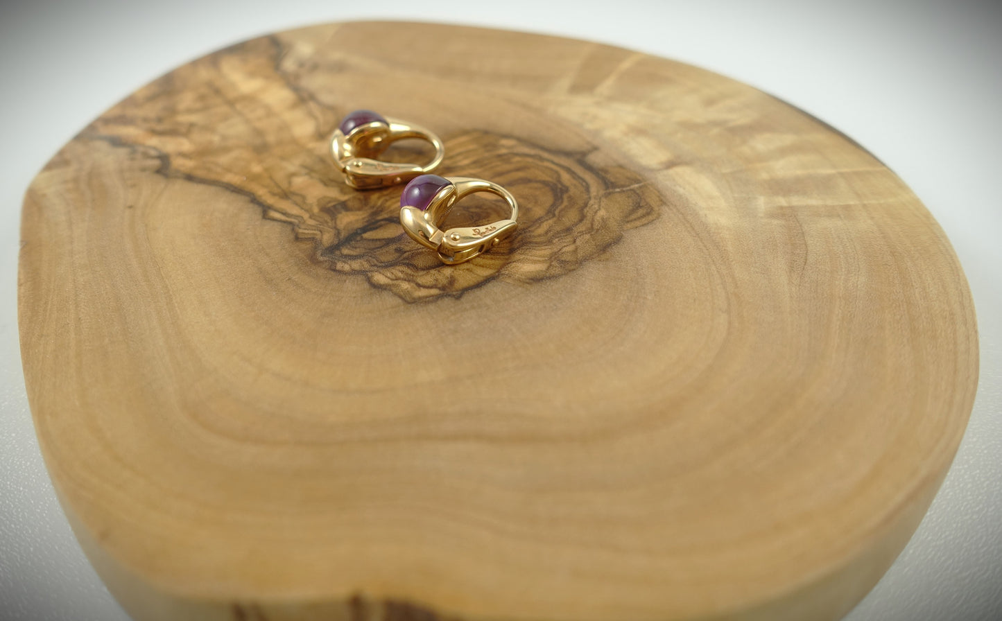 Pomellato Ohrringe M´ama non M´ama 750 Roségold Amethyst Ref.POB0040O7000000OI