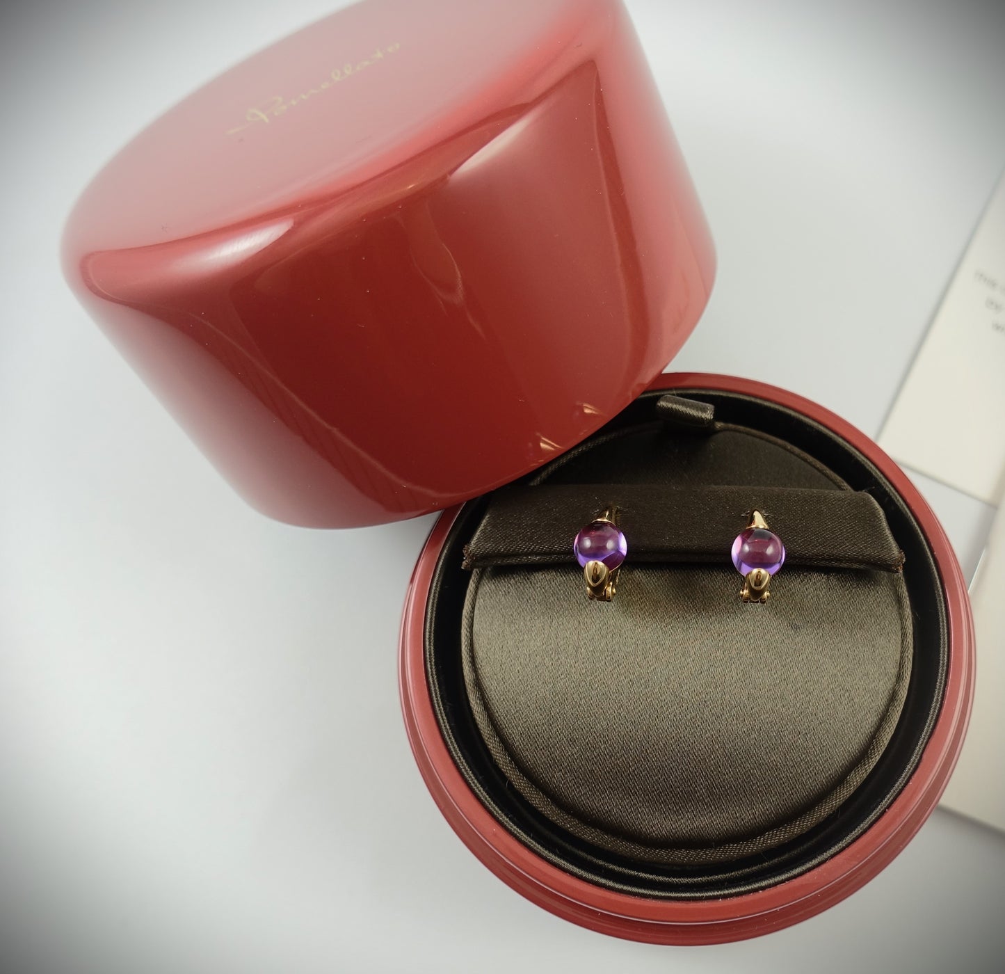 Pomellato Ohrringe M´ama non M´ama 750 Roségold Amethyst Ref.POB0040O7000000OI