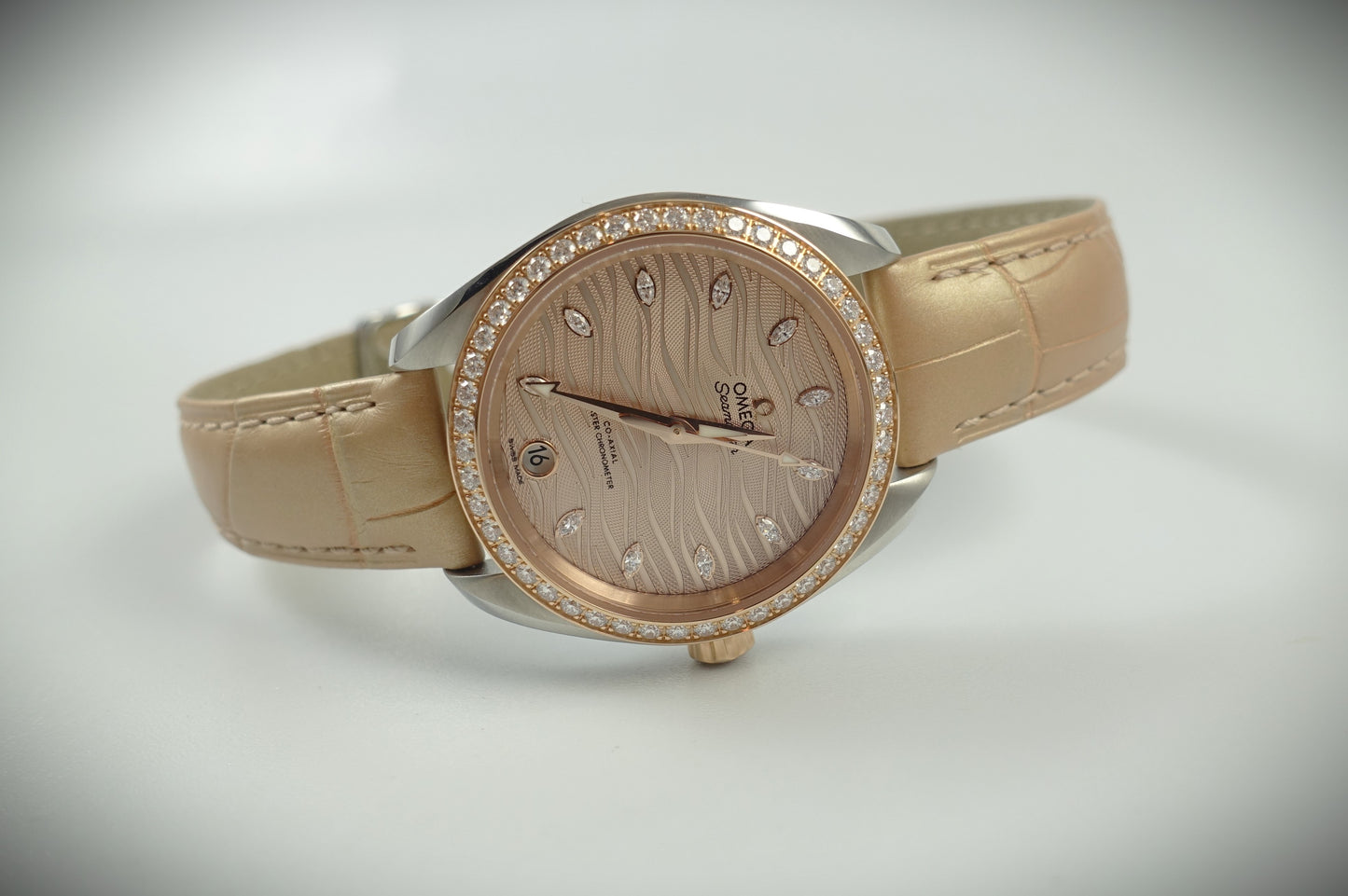 Omega Seamaster Aqua Terra 34 Stahl-Roségold Ref. 220.28.34.20.59.001