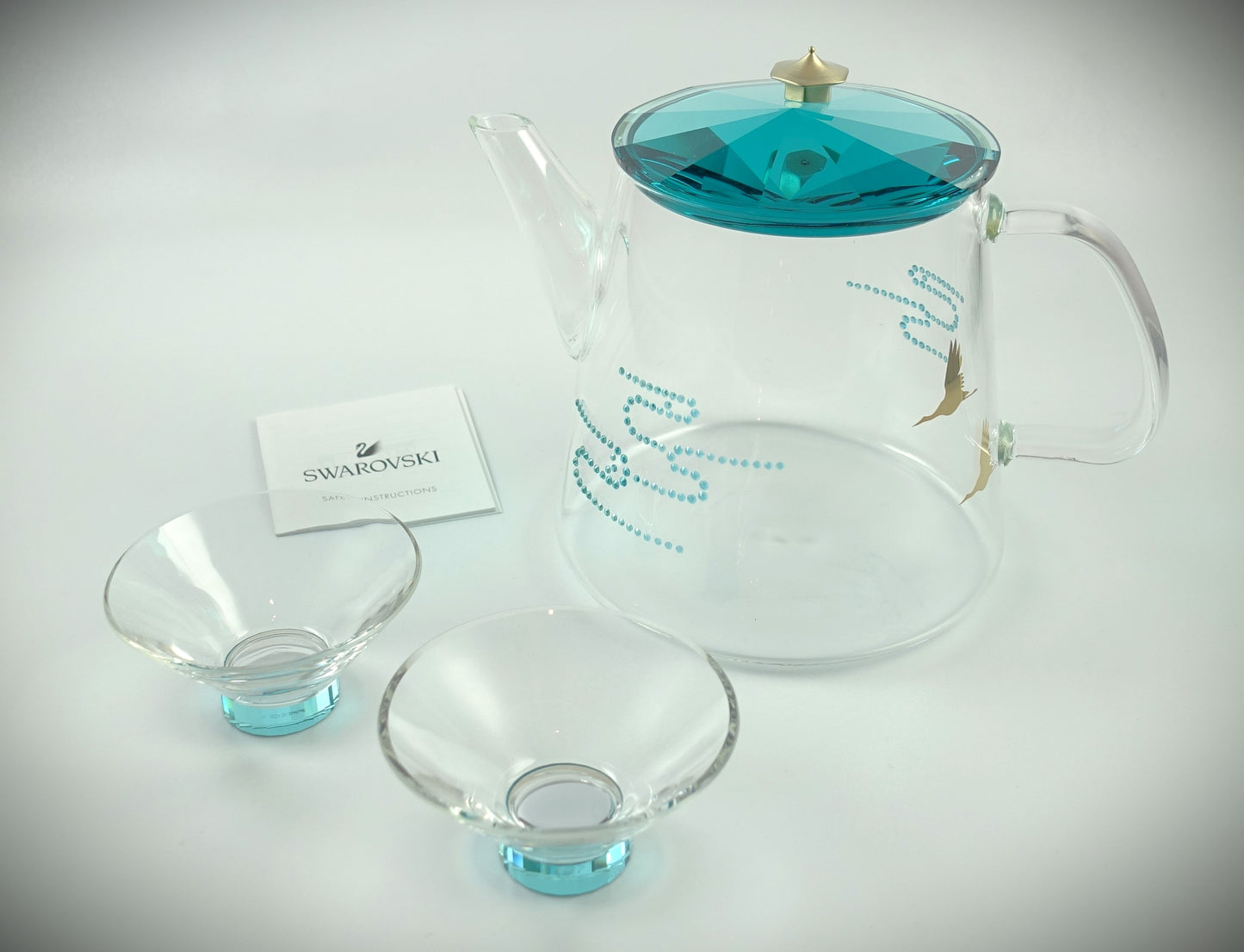 Swarovski Among Blue Deko Teekanne & Tassen Set Ref. 5557823