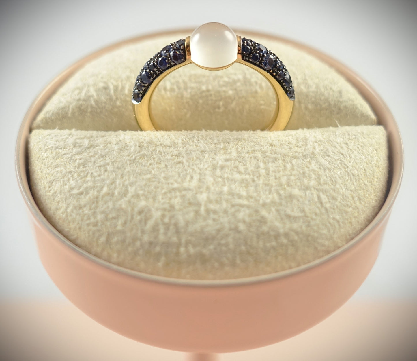Pomellato Ring Roségold Saphire & Mondstein Ref. A.B502TO7ZAAD