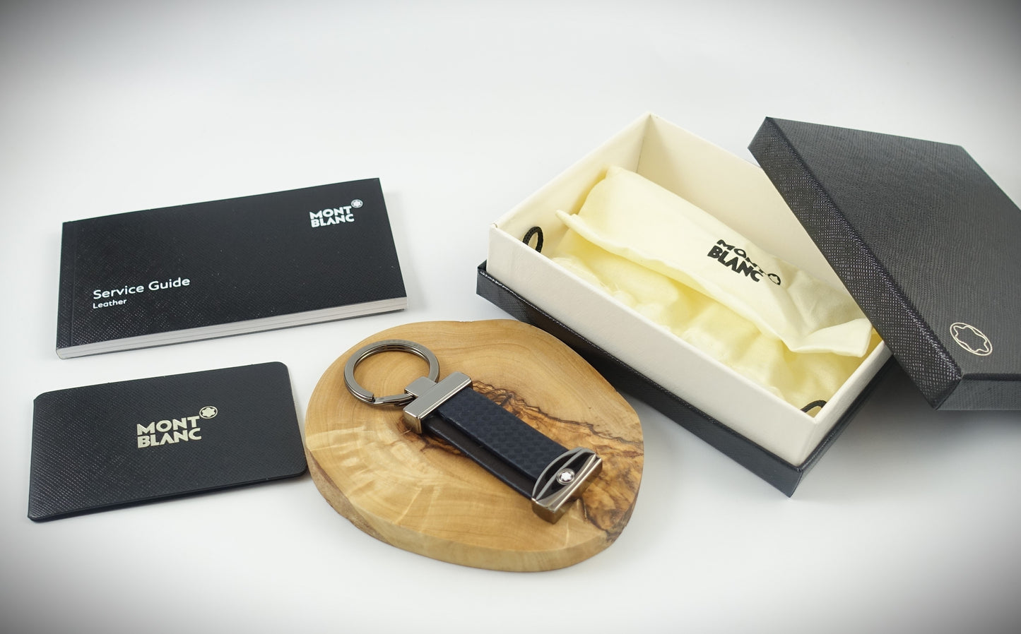 Montblanc Extreme Schlüsselanhänger Leder Braun/Blau Ref. 118403