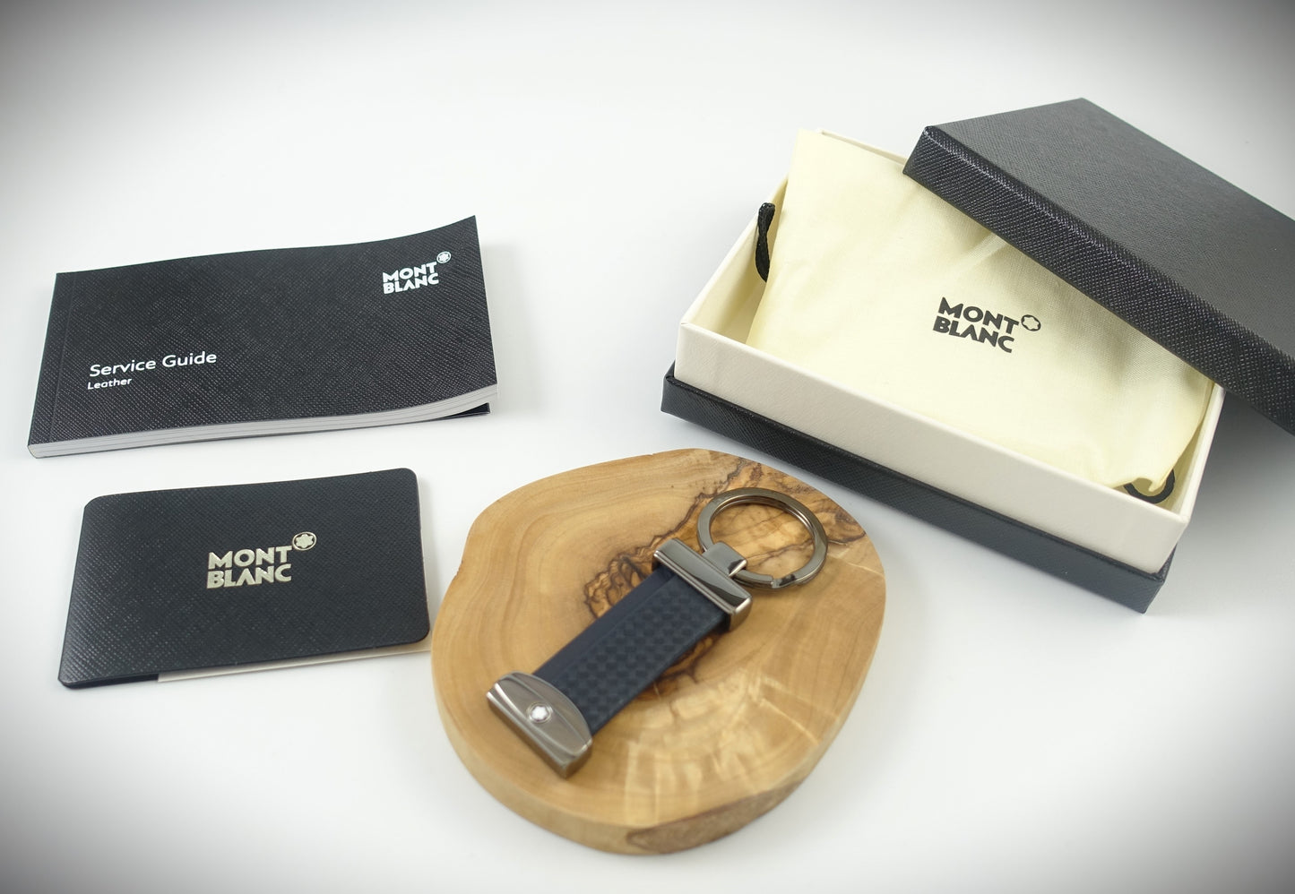Montblanc Extreme Schlüsselanhänger Leder Blau Ref. 118402