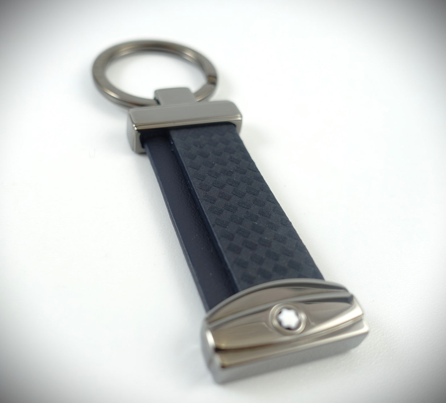 Montblanc Extreme Schlüsselanhänger Leder Blau Ref. 118402