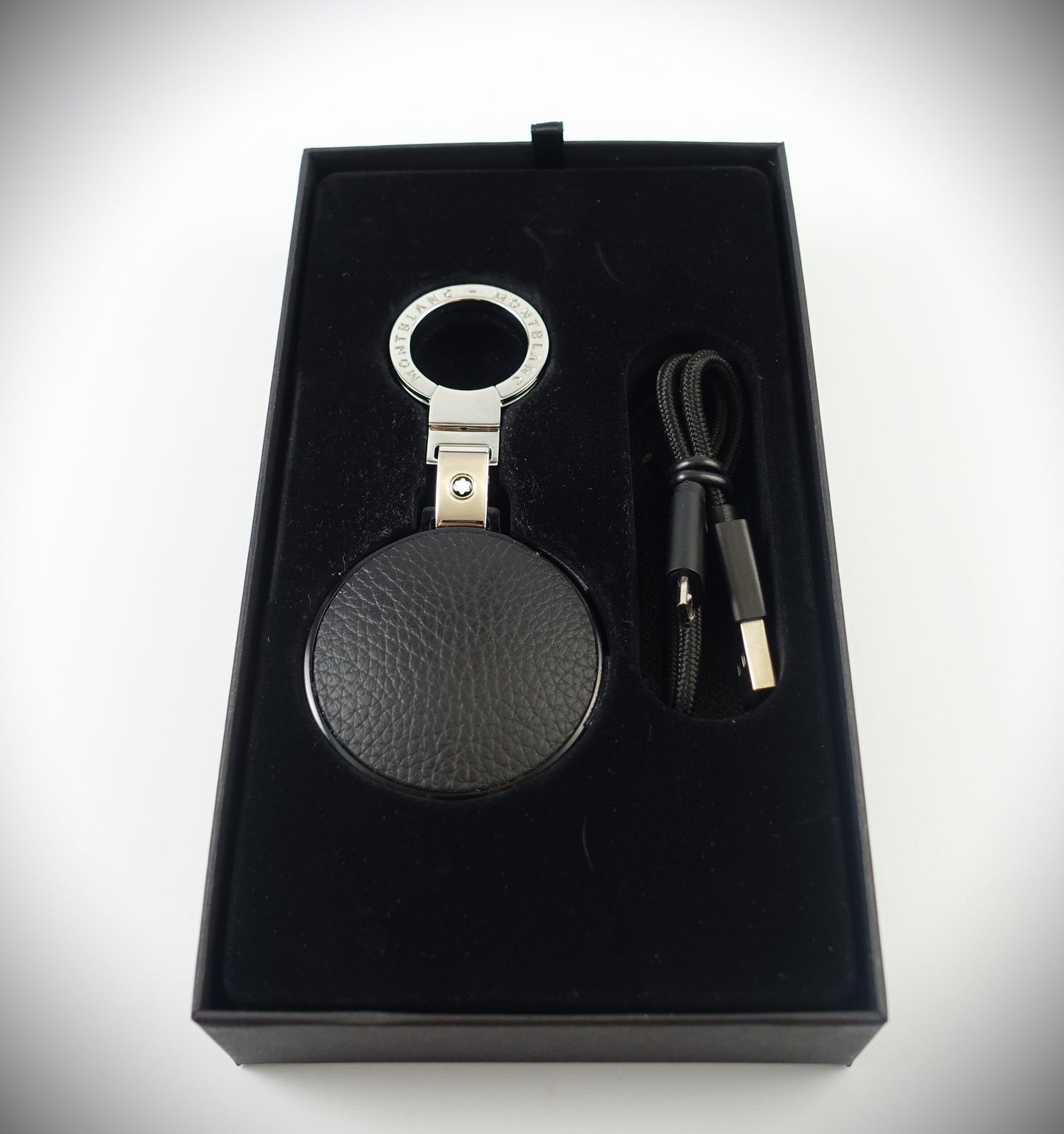 Montblanc Meisterstück Soft Grain Smart Tag Schlüsselanhänger Leder Ref. 114197
