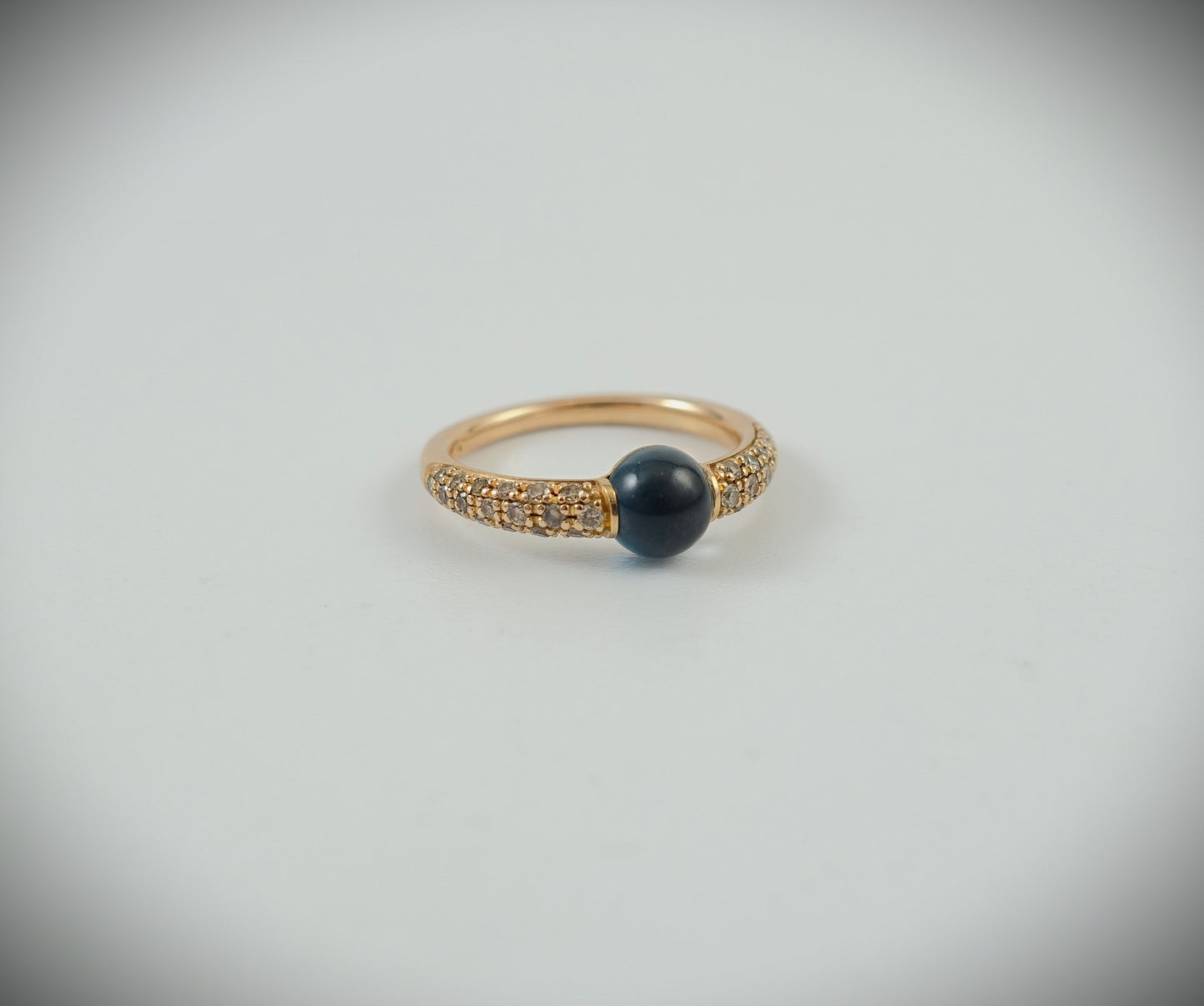 Pomellato Ring M´ama non M´ama 750 Roségold London Blautopas RG 57 Ref.A.B213TBRO7OY
