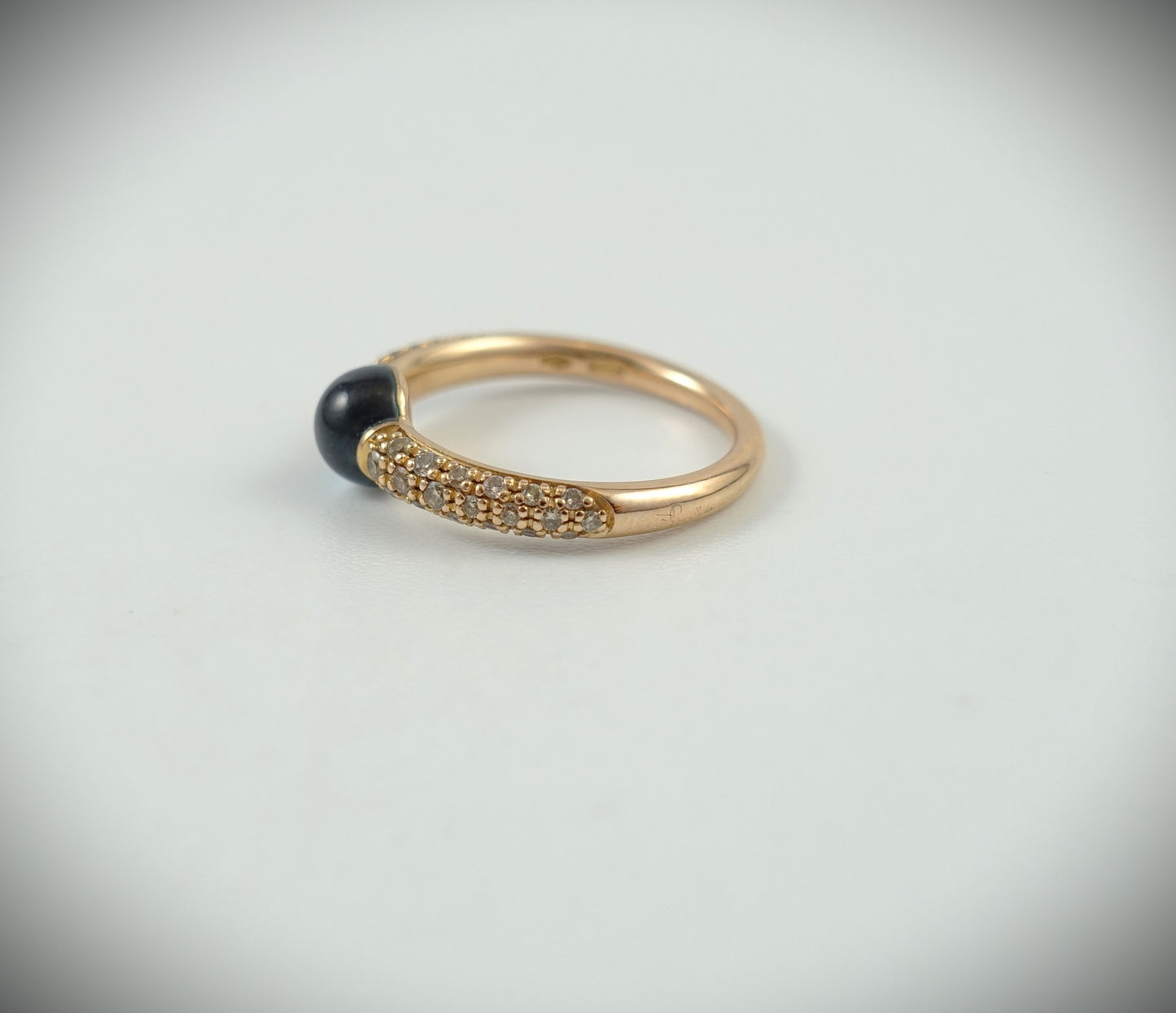 Pomellato Ring M´ama non M´ama 750 Roségold London Blautopas RG 57 Ref.A.B213TBRO7OY