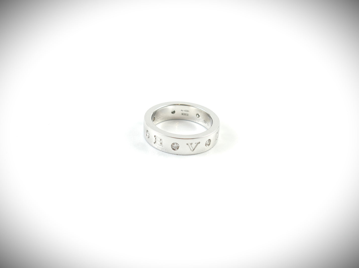 Bulgari Ring Weißgold mit Brillanten REF 354001 mit Zertifikat