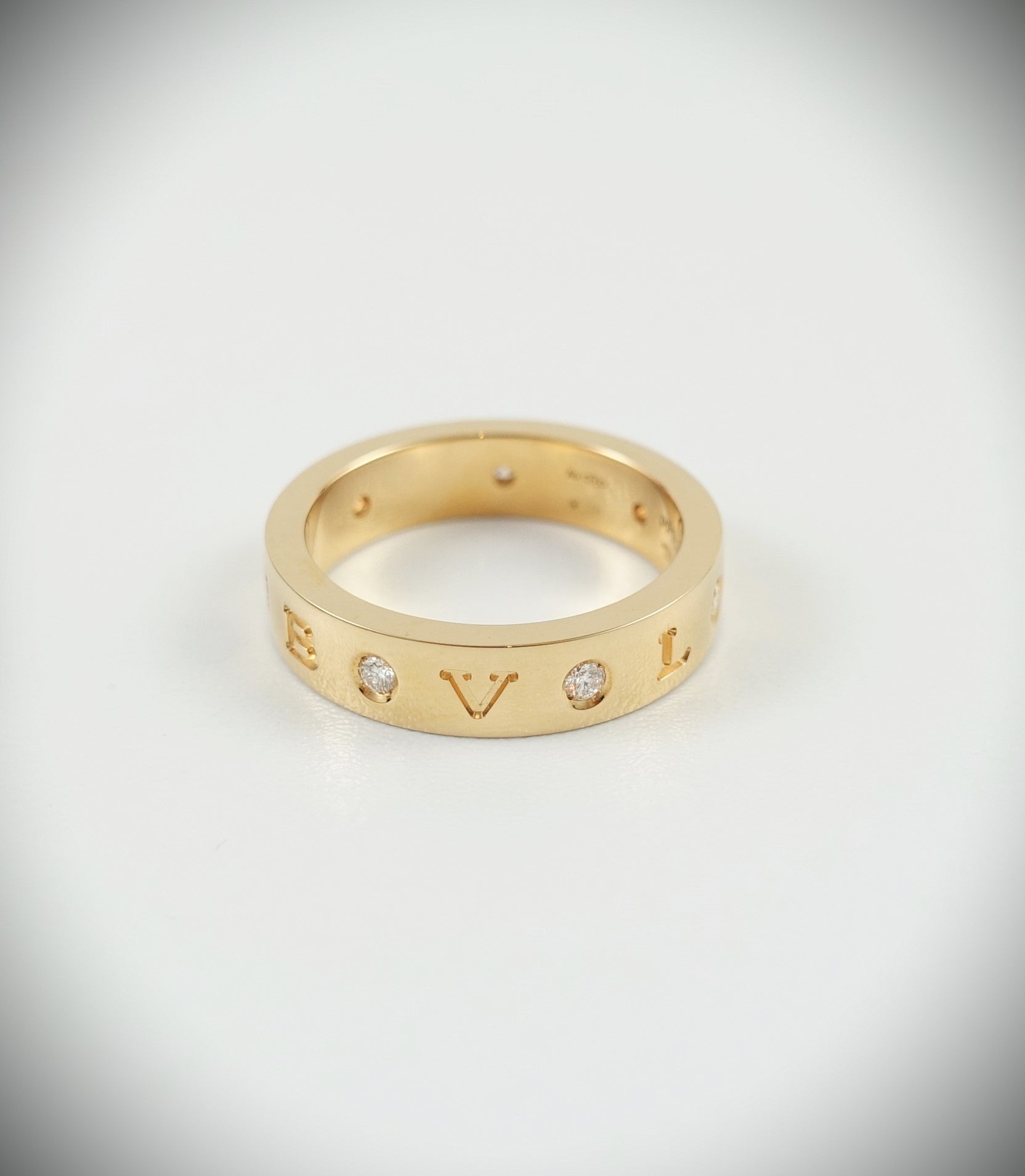 Bulgari Ring Roségold Brillanten REF 353970 UNGETRAGEN mit