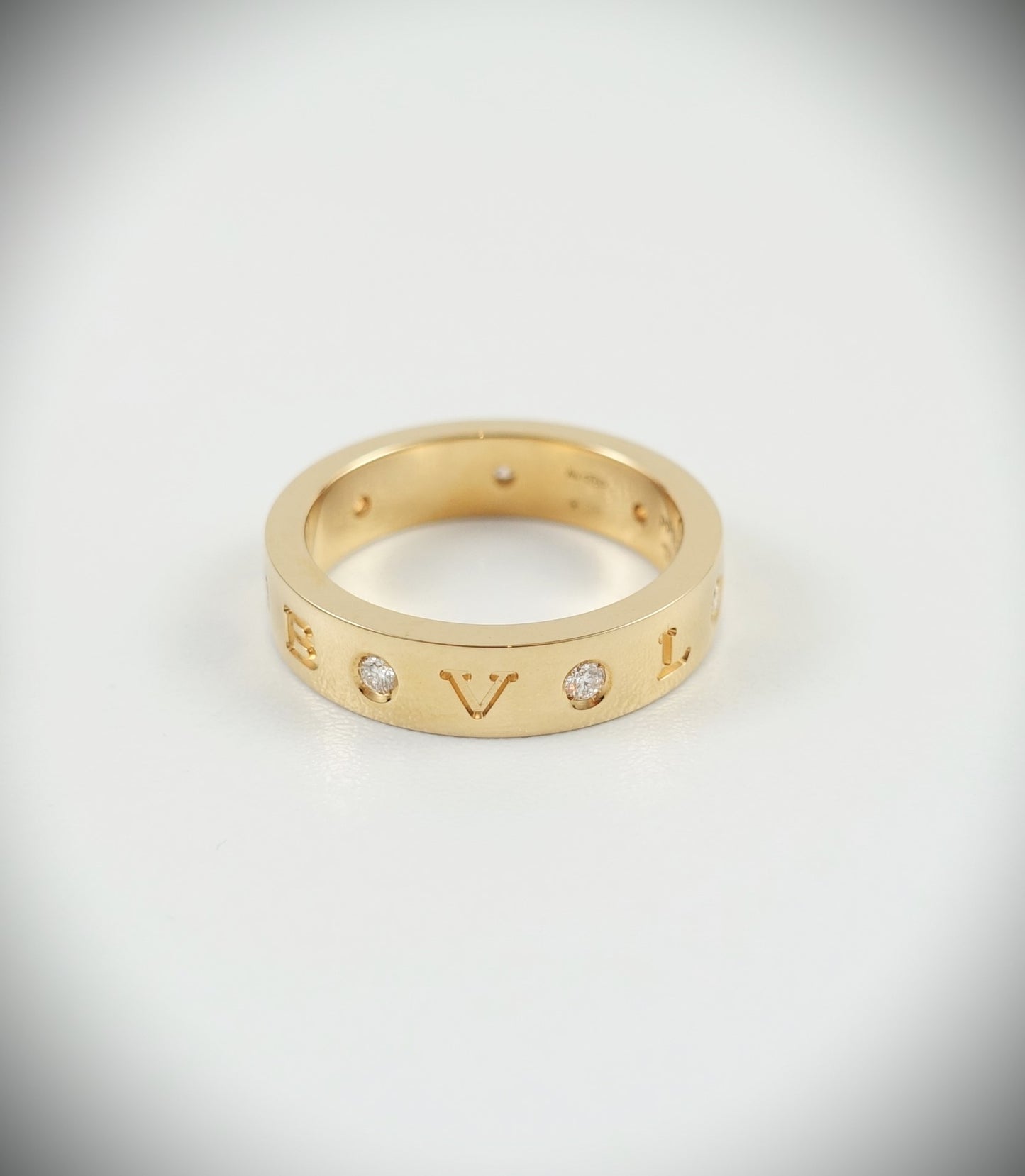 Bulgari Ring Roségold 7 Brillanten REF 353970 UNGETRAGEN mit Zertifikat