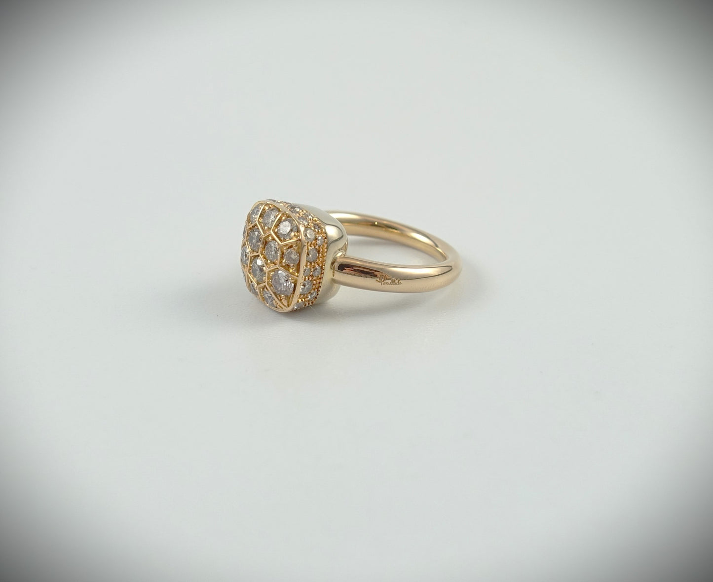 Pomellato Nudo Maxi Ring 750 Roségold Brillanten 1,48ct Ref. PAB7041O6000DBR00