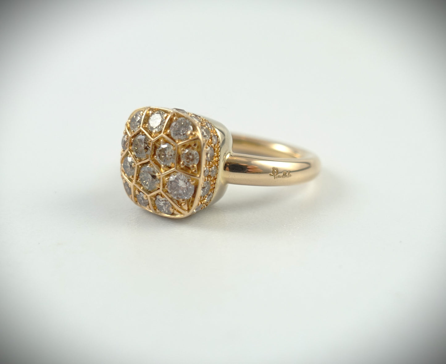 Pomellato Nudo Maxi Ring 750 Roségold Brillanten 1,48ct Ref. PAB7041O6000DBR00
