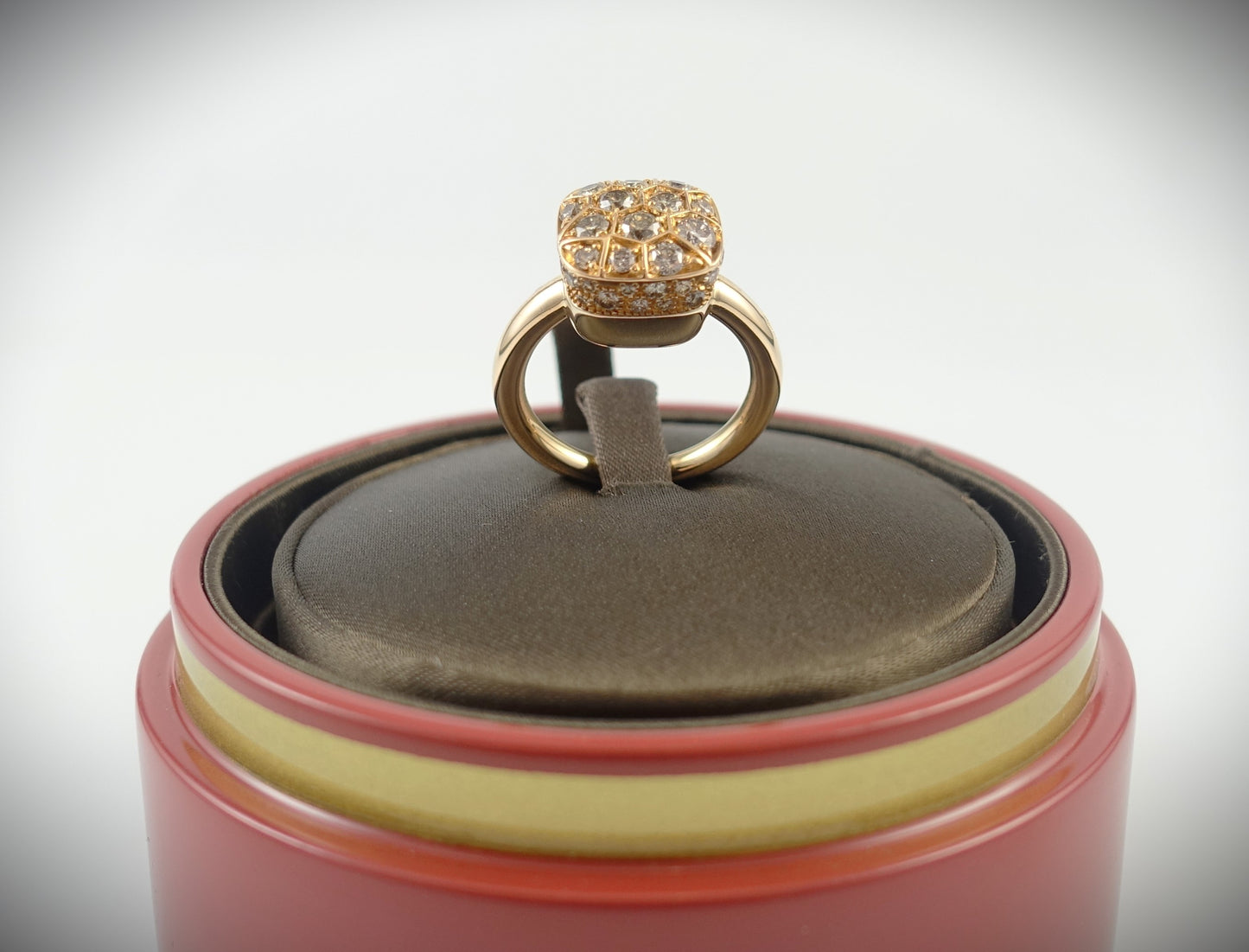 Pomellato Nudo Maxi Ring 750 Roségold Brillanten 1,48ct Ref. PAB7041O6000DBR00