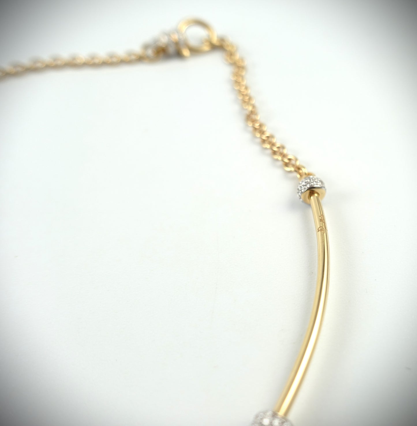 Pomellato Nudo Rivière Collier 750 Roségold Topas Brillanten PCC2041-O7WHR-B0YTL