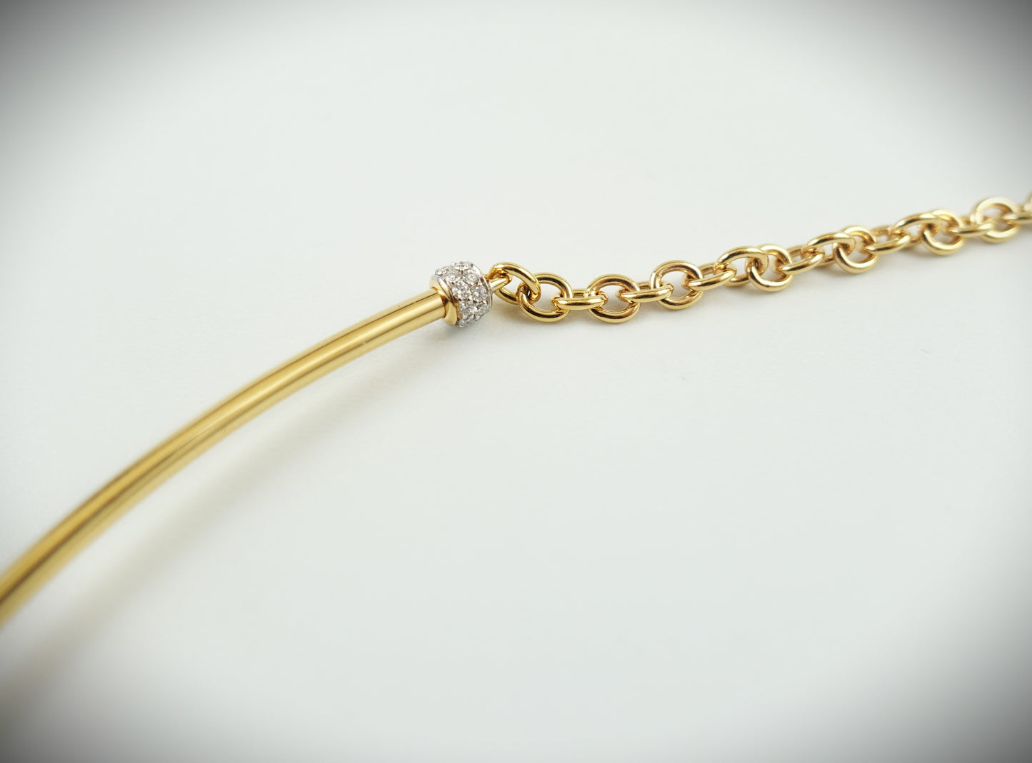 Pomellato Nudo Rivière Collier 750 Roségold Topas Brillanten PCC2041-O7WHR-B0YTL