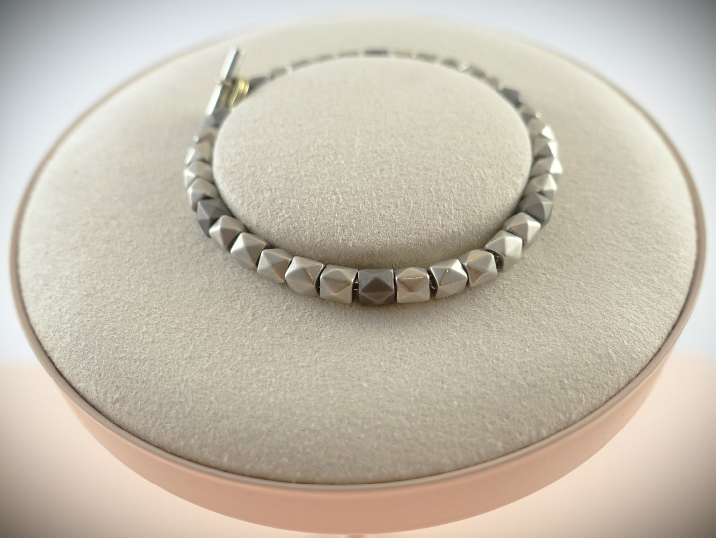 Dodo Armband "Essentials" 925 Silber Stud Titan/Silber 17cm Ref. DB94013/DUB7009