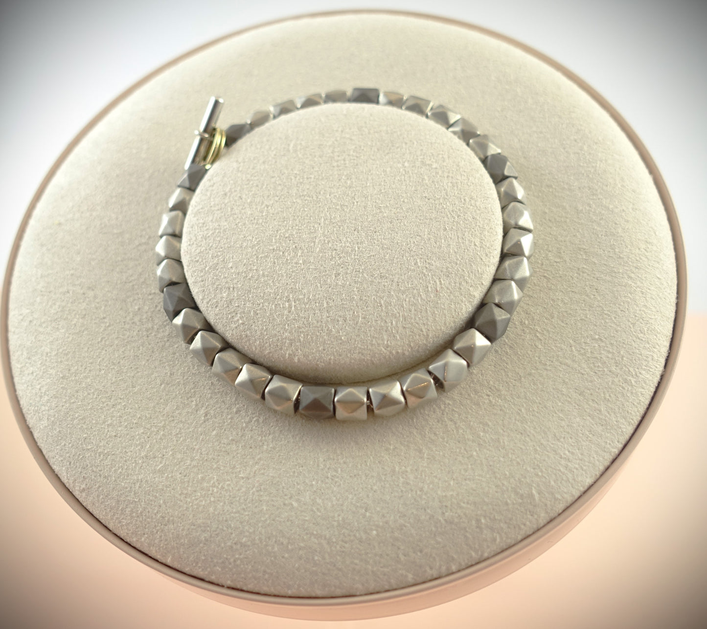 Dodo Armband "Essentials" 925 Silber Stud Titan/Silber 17cm Ref. DB94013/DUB7009