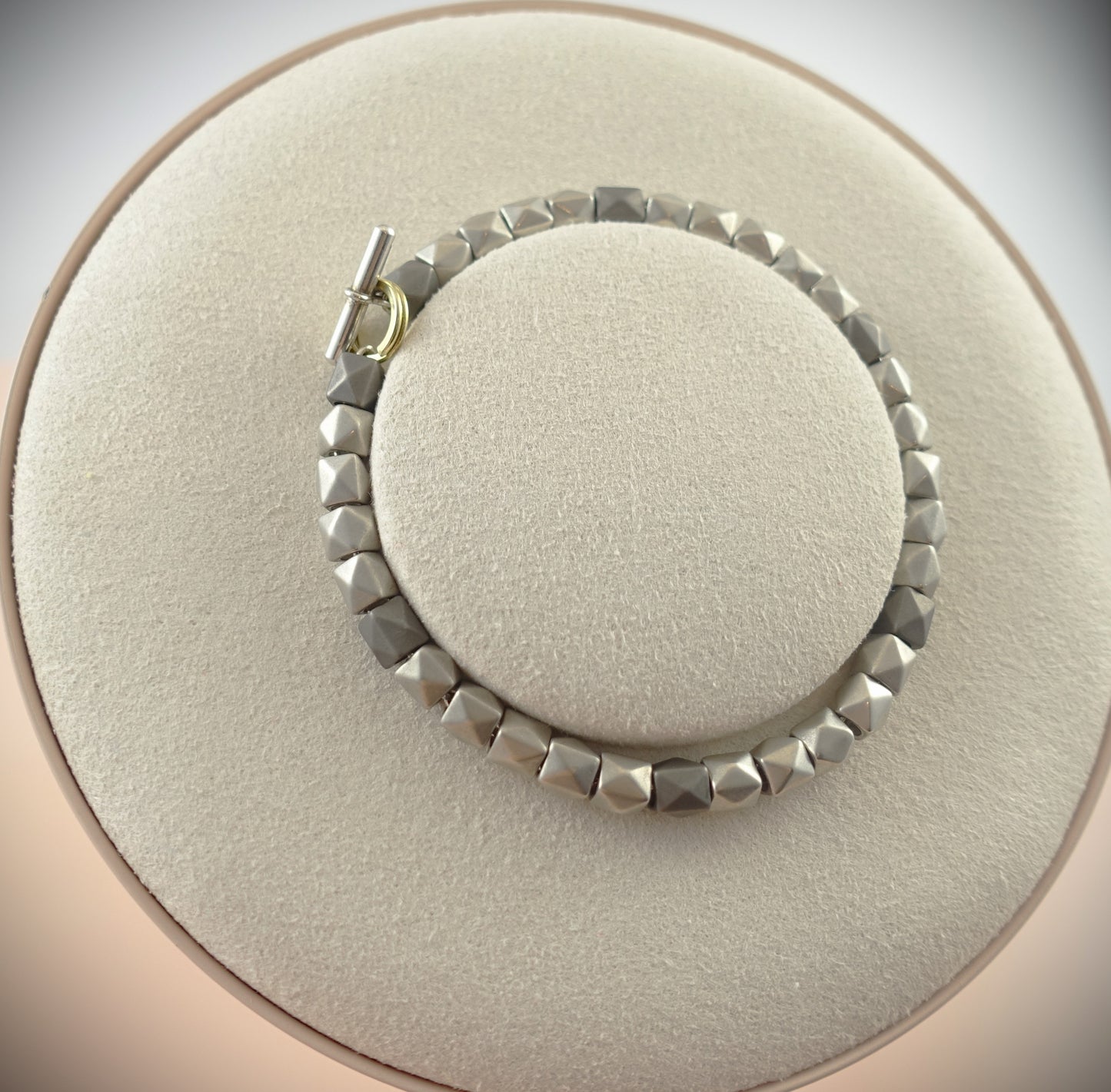 Dodo Armband "Essentials" 925 Silber Stud Titan/Silber 17cm Ref. DB94013/DUB7009