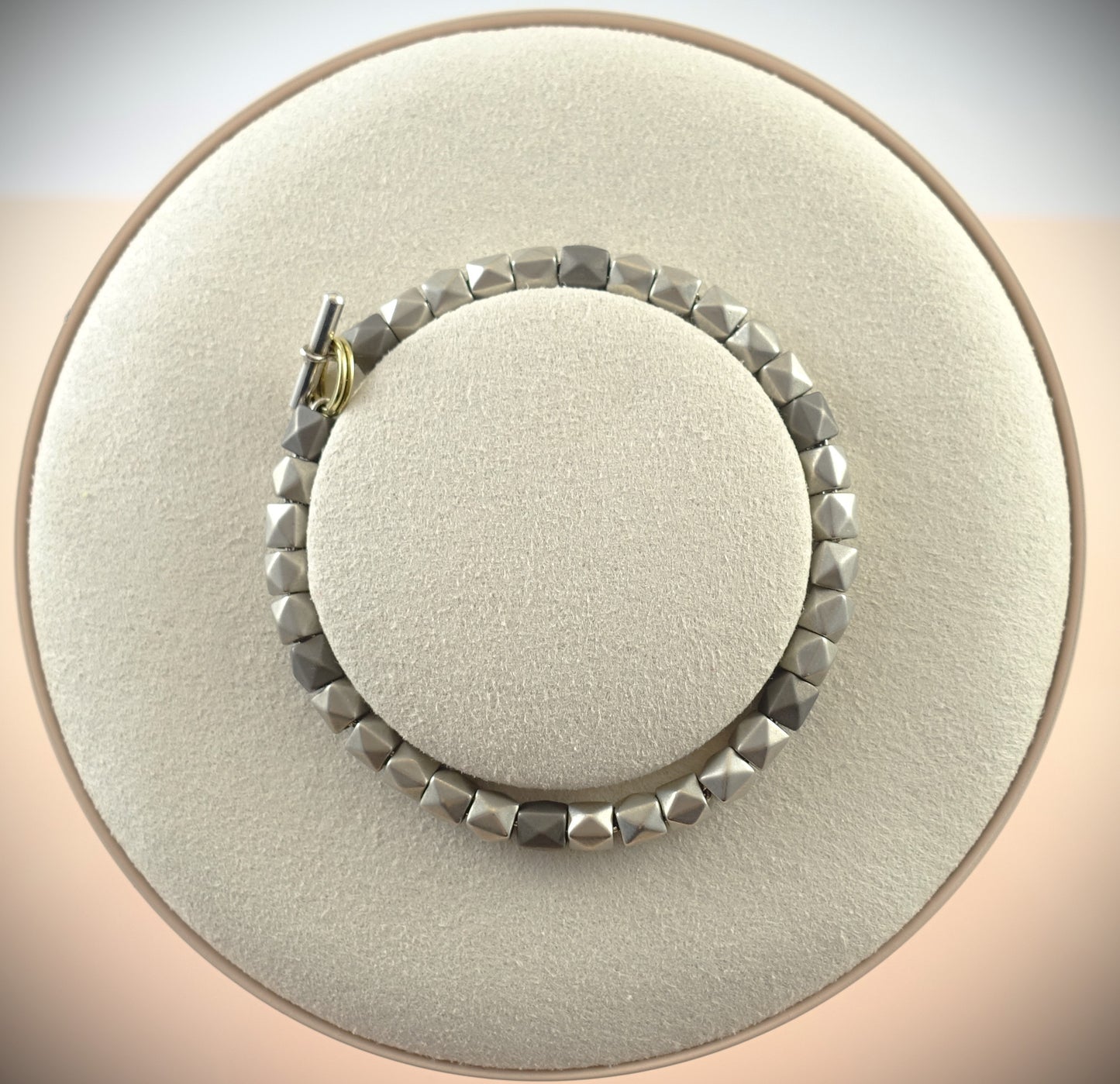 Dodo Armband "Essentials" 925 Silber Stud Titan/Silber 17cm Ref. DB94013/DUB7009