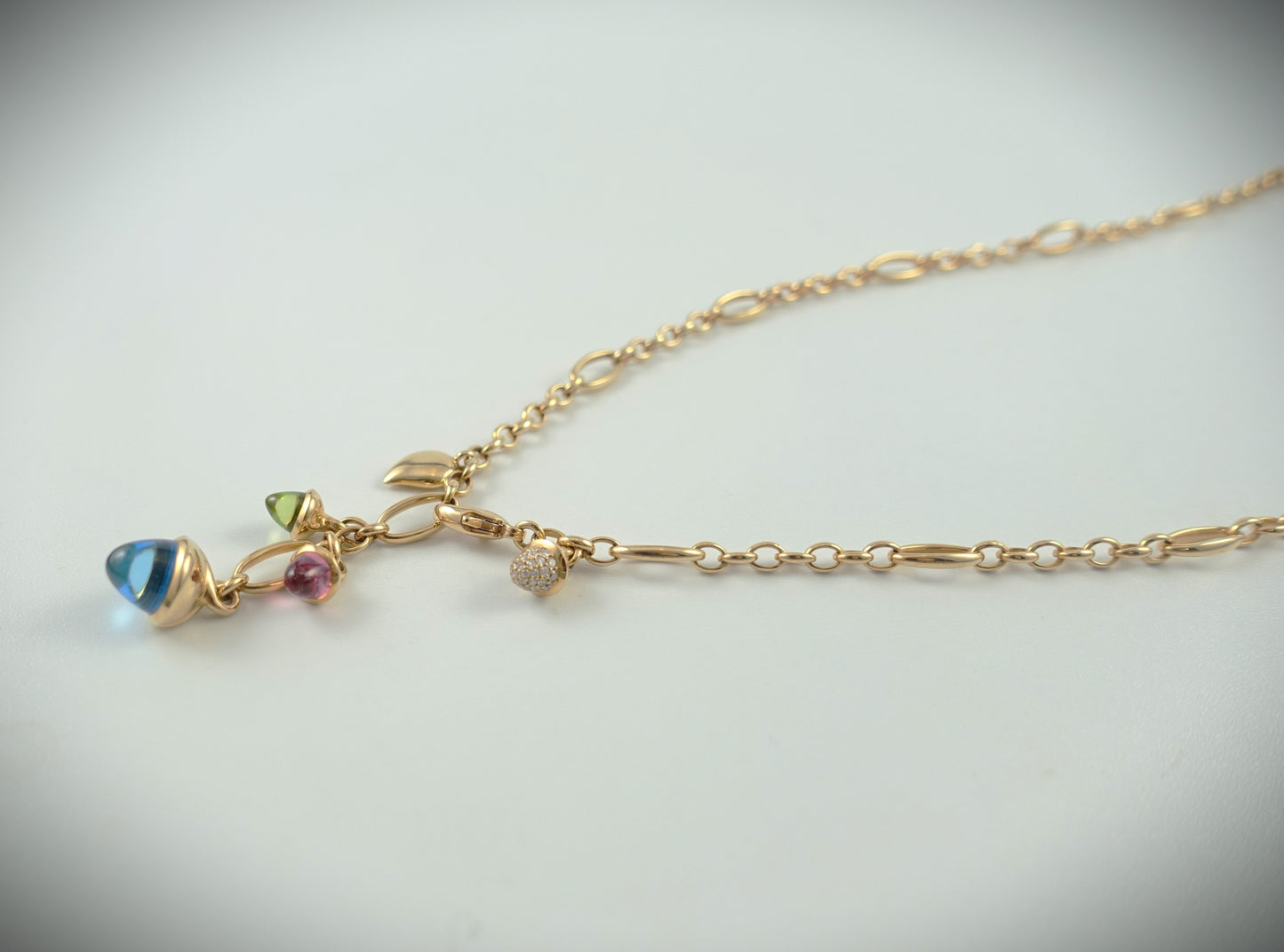 Tamara Comolli Mikado Delicate Kette "Candy" 18 Krt Roségold N-M-Del51-Can-p-rg