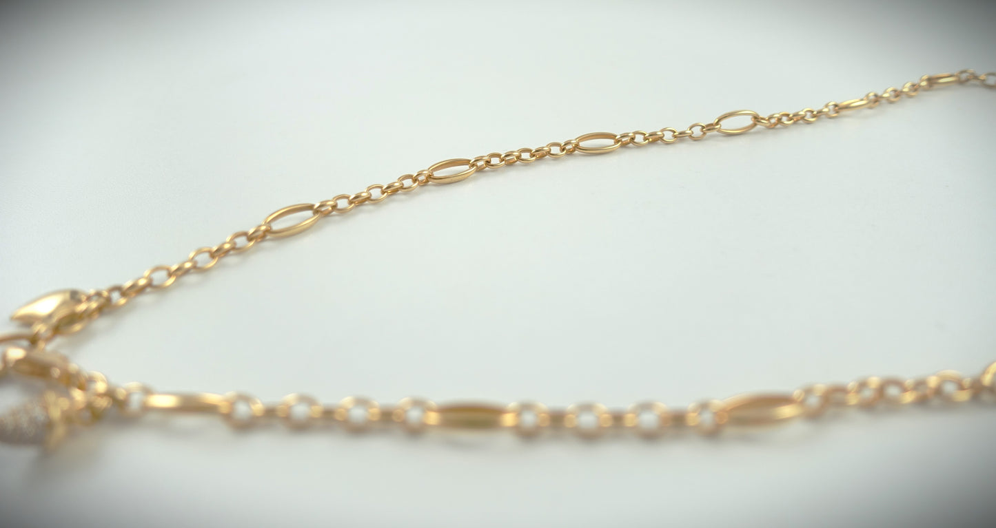 Tamara Comolli Mikado Delicate Kette "Candy" 18 Krt Roségold N-M-Del51-Can-p-rg