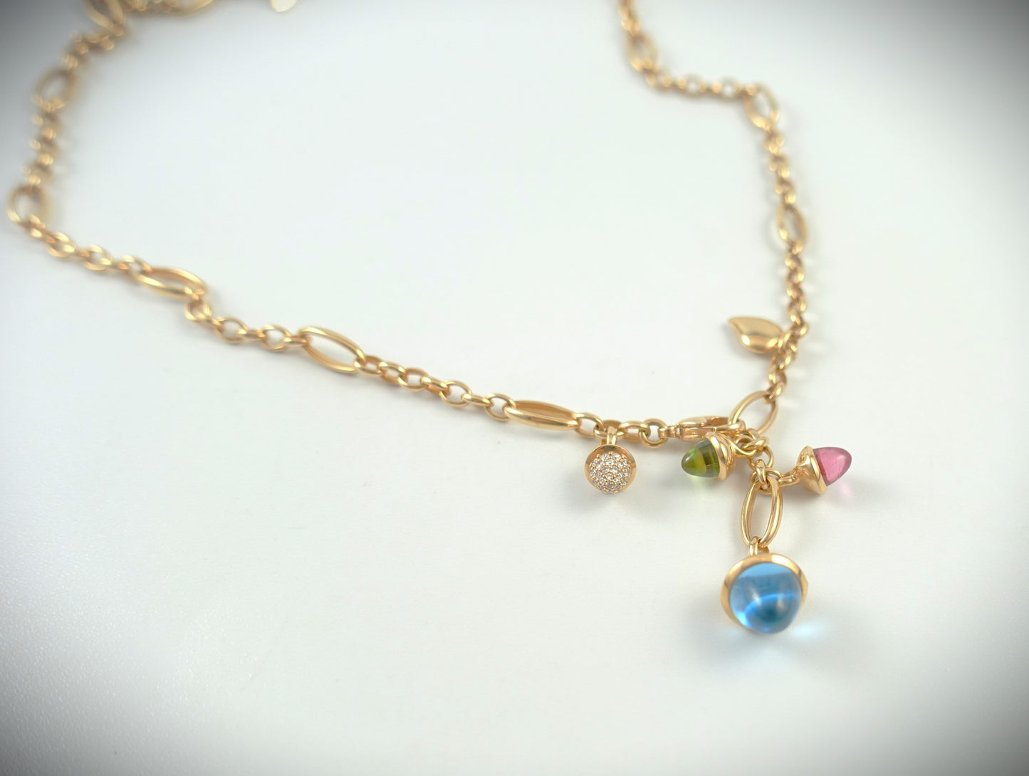 Tamara Comolli Mikado Delicate Kette "Candy" 18 Krt Roségold N-M-Del51-Can-p-rg