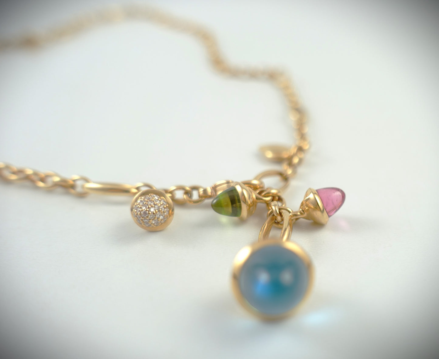 Tamara Comolli Mikado Delicate Kette "Candy" 18 Krt Roségold N-M-Del51-Can-p-rg