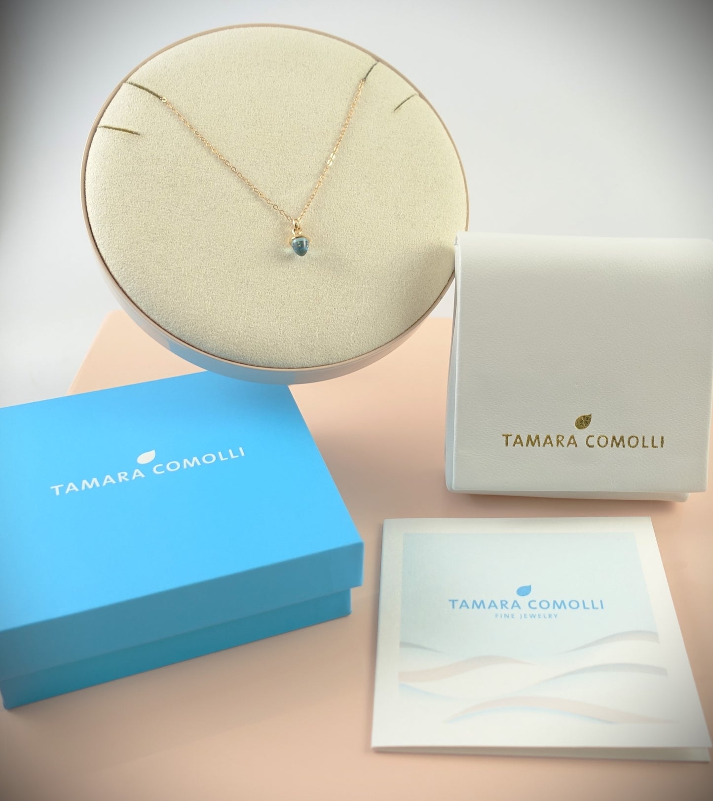 Tamara Comolli myMikado Halskette 18 Krt Roségold Swiss Topas Ref. N-MM-ToSw-rg