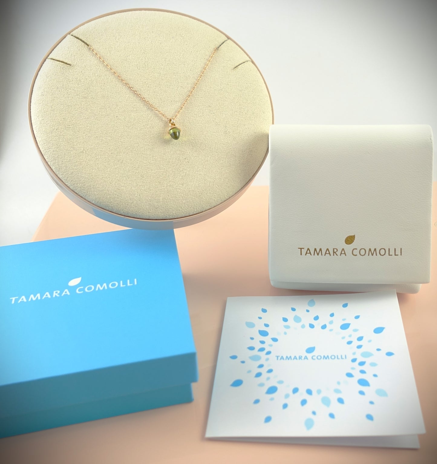 Tamara Comolli myMikado Halskette 18 Krt Roségold Peridot Ref. N-MM-Per-rg