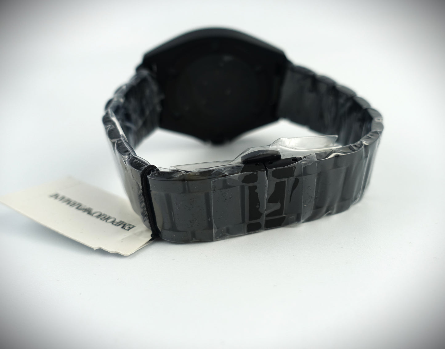 Emporio Armani Quarz Uhr 40mm Edelstahl mattiert Schwarz Grau Rot Ref. AR11393