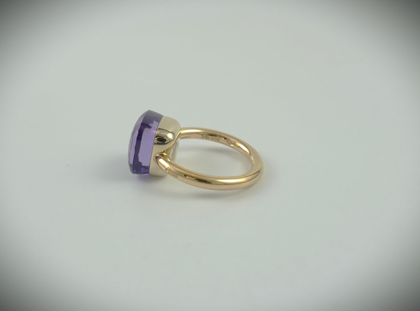 Pomellato Nudo Maxi Amethyst 11,20ct 750 Roségold RG 56 Ref. PAB2010O6000000OI