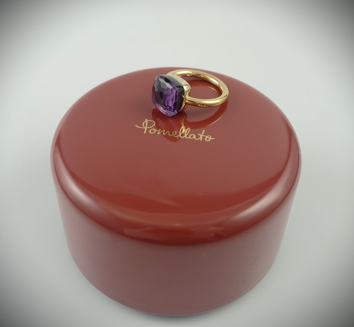 Pomellato Nudo Maxi Amethyst 11,20ct 750 Roségold RG 56 Ref. PAB2010O6000000OI