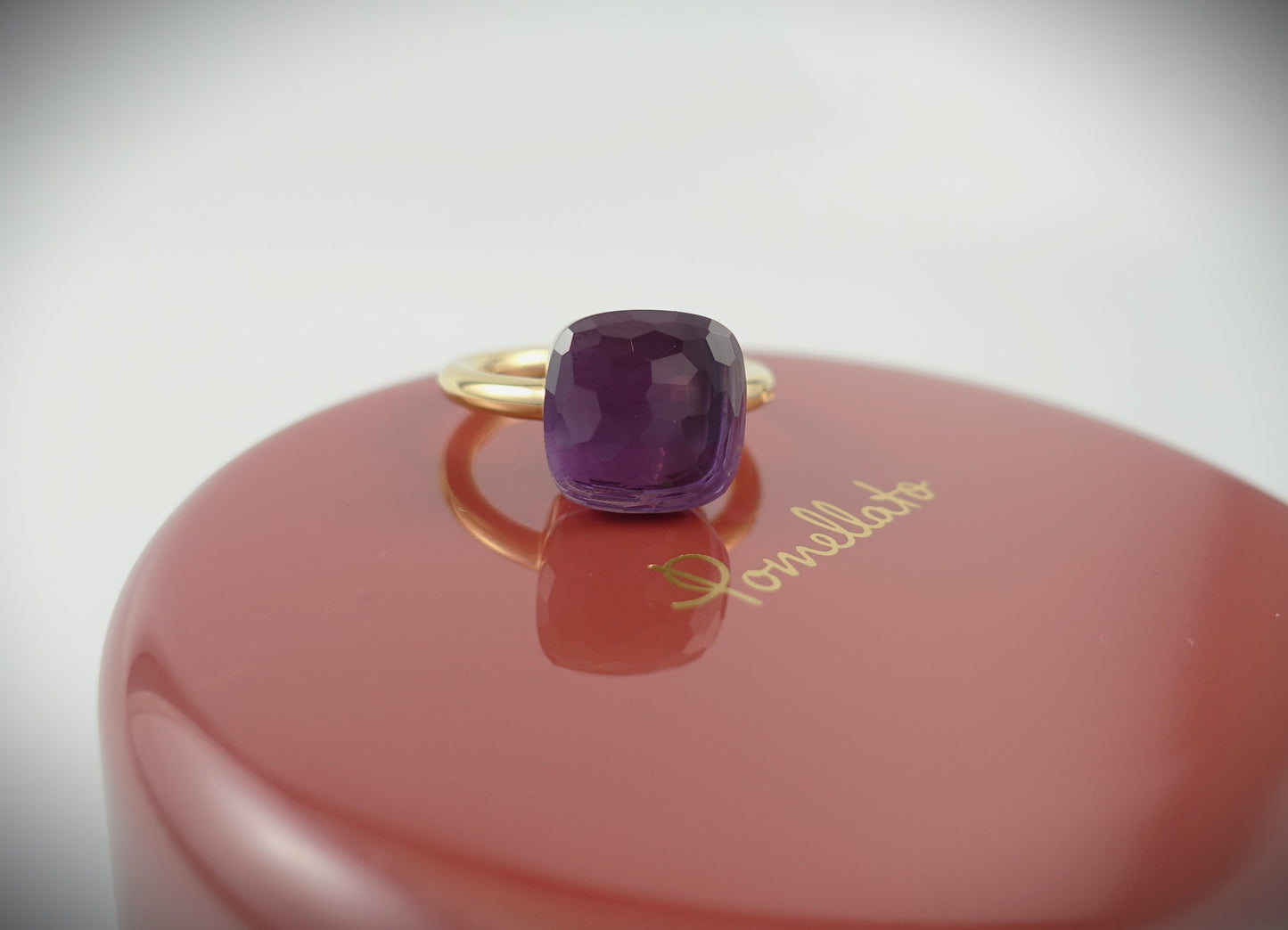 Pomellato Nudo Maxi Amethyst 11,20ct 750 Roségold RG 56 Ref. PAB2010O6000000OI