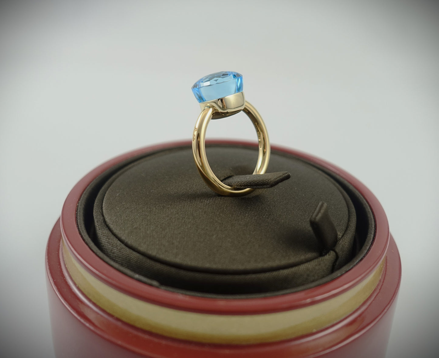 Pomellato Nudo Classic Blautopas 9,00ct 750 Roségold RG 55 PAA1100O000000OY