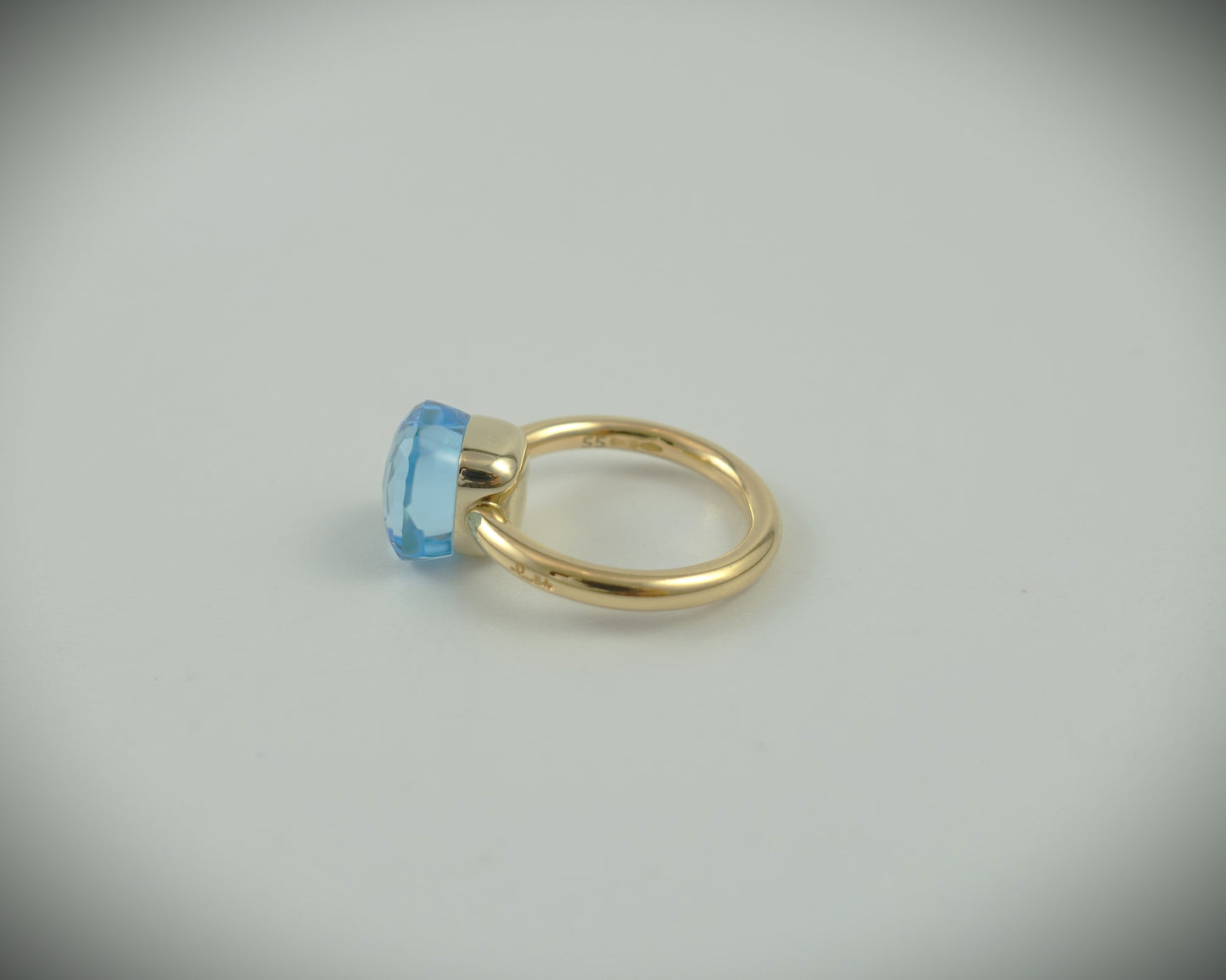 Pomellato Nudo Classic Blautopas 9,00ct 750 Roségold RG 55 PAA1100O000000OY