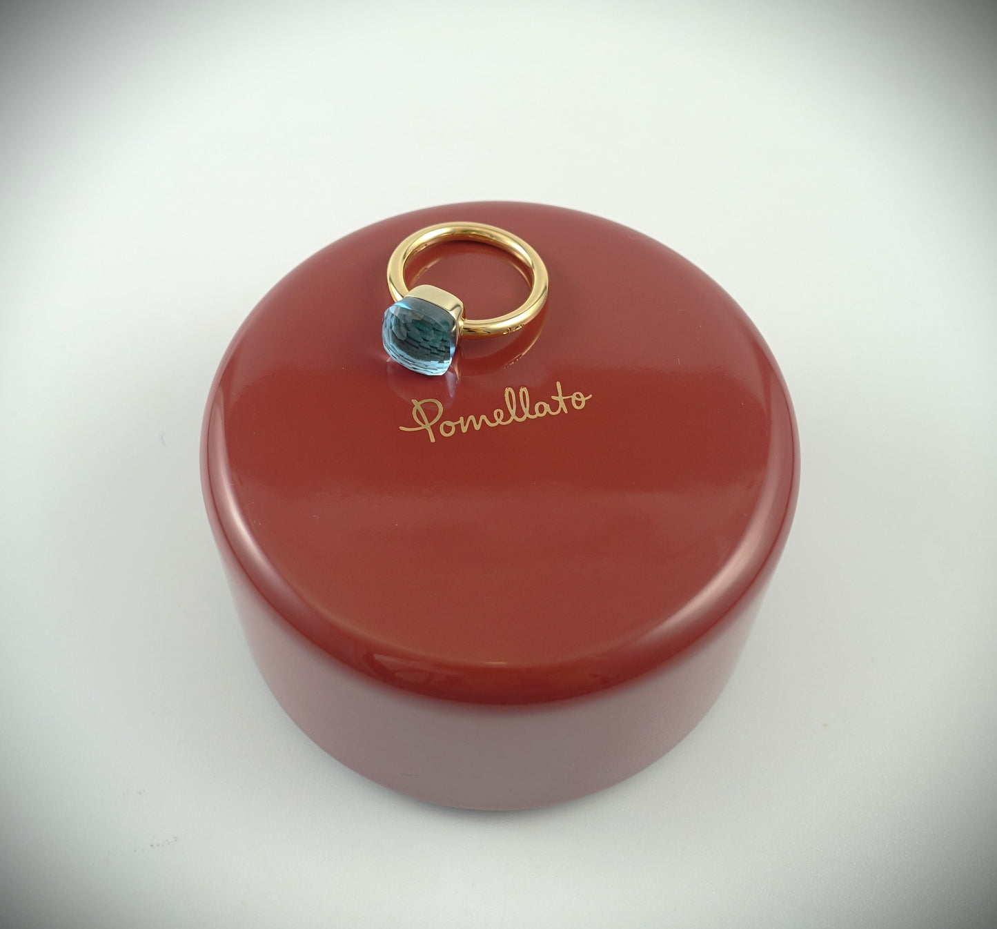 Pomellato Nudo Classic Blautopas 9,00ct 750 Roségold RG 55 PAA1100O000000OY