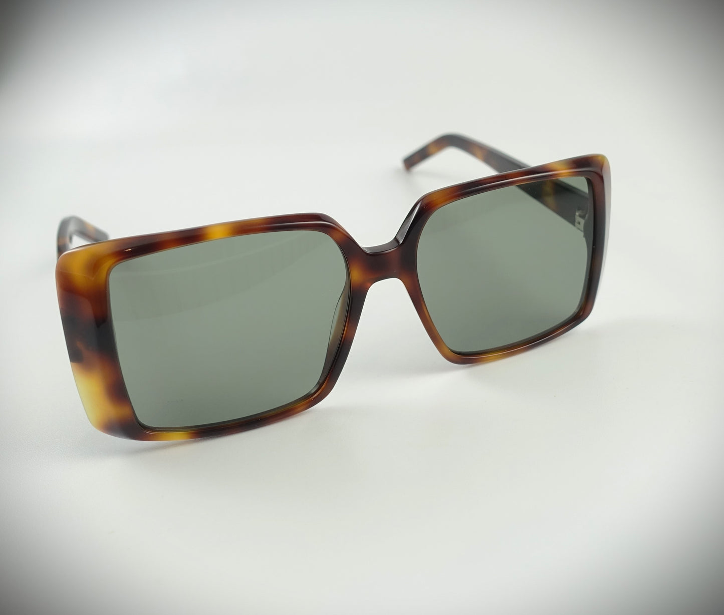 Saint Laurent Sonnenbrille New Wave Havana Grün SL 451-004 56/16/140