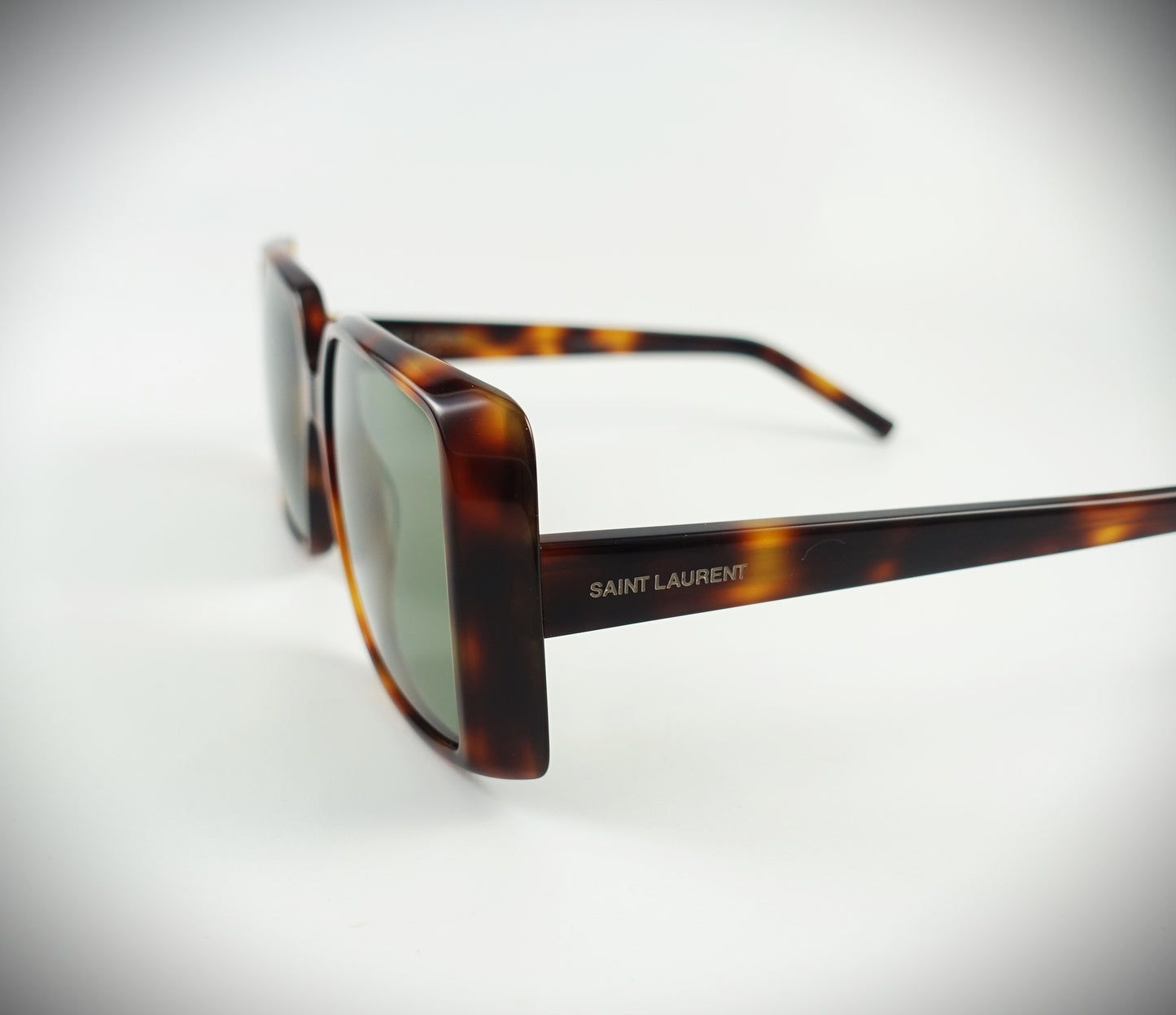 Saint Laurent Sonnenbrille New Wave Havana Grün SL 451-004 56/16/140