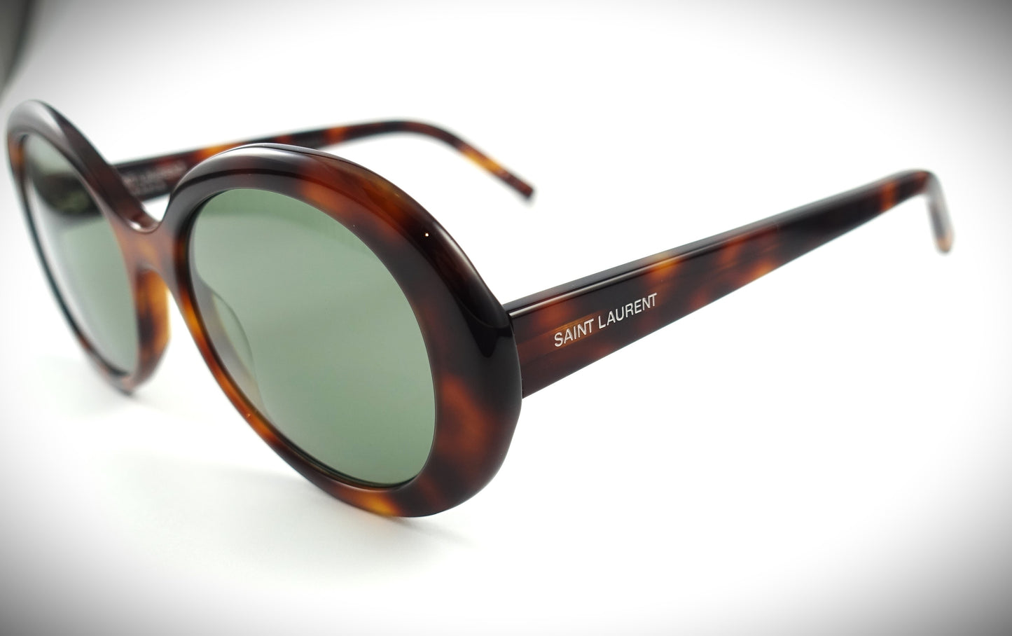 Saint Laurent Sonnenbrille SL 419-002 braun rund Größe 56/18/145