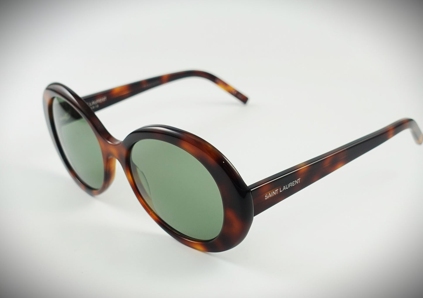 Saint Laurent Sonnenbrille SL 419-002 braun rund Größe 56/18/145