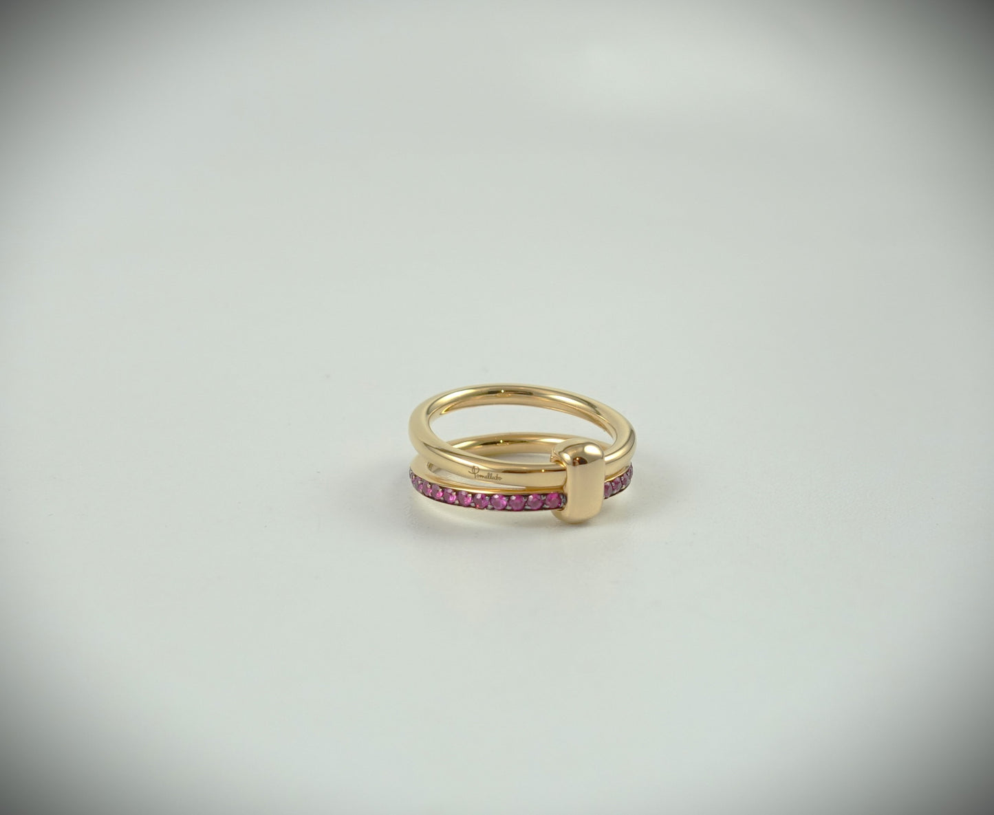 Pomellato Together Ring 750 Roségold Rubine 0,5ct RG 56 Ref. PAC0100O7BRKRU000