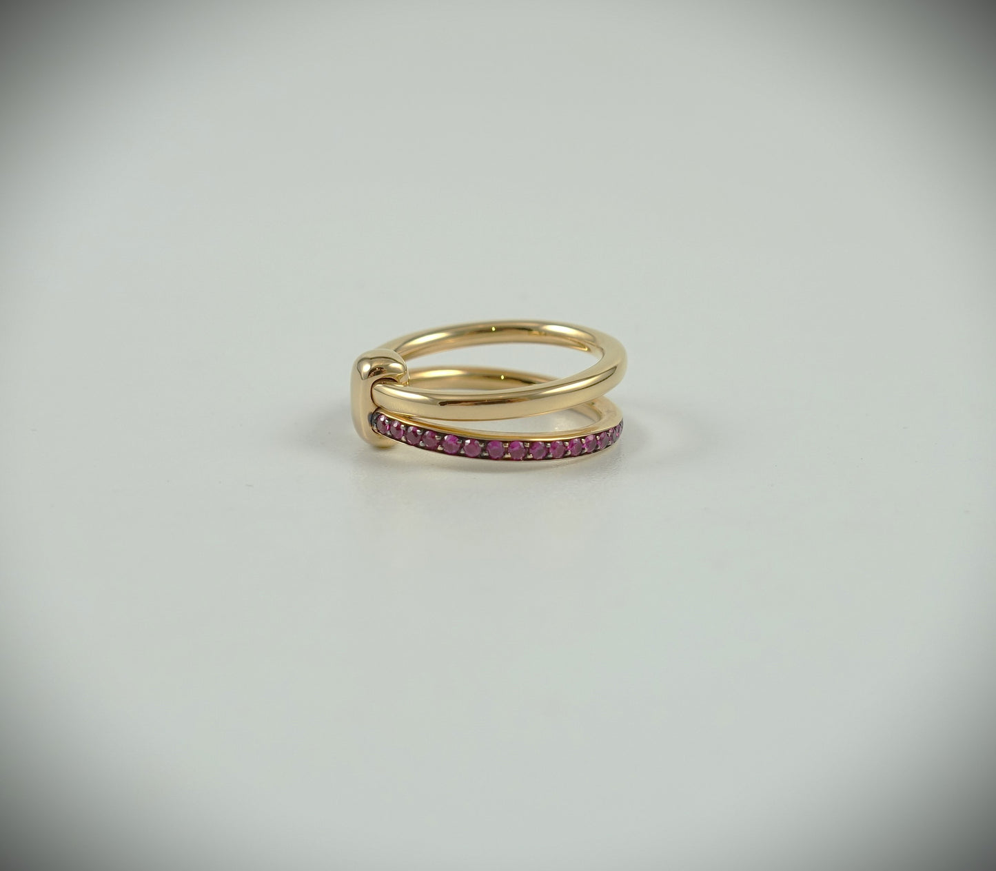 Pomellato Together Ring 750 Roségold Rubine 0,5ct RG 56 Ref. PAC0100O7BRKRU000