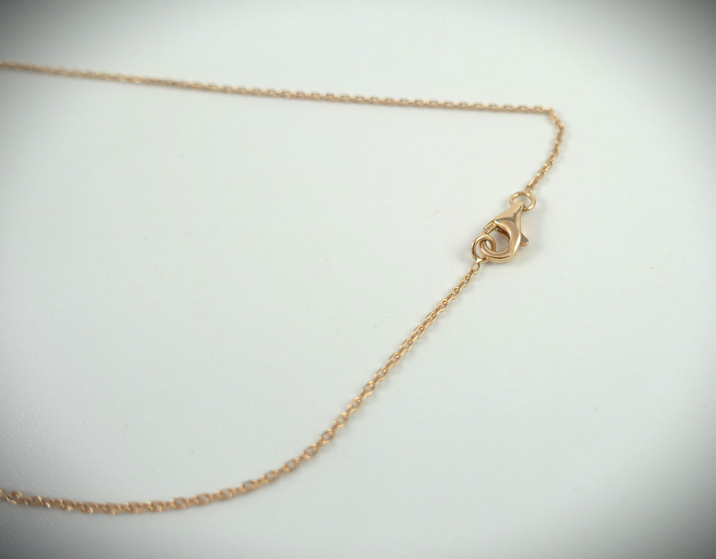 Korloff Kette 750 Roségold Brillant 0,25ct 46cm 6,88g Ref. RZPDPG/0-25
